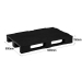 Medium Duty Closed Deck Plastic Pallet Dimensions