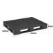 Medium Duty Closed Deck Plastic Pallet Dimensions