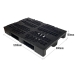 Medium Duty Plastic Pallet With 3 Runners Dimensions