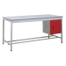 Taurus Utility Workbench with Cupboard In Red