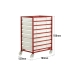 Mobile Tray Rack Dimensions