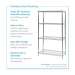 Eclipse Stainless Steel Shelving Key Features