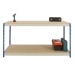 Boltless Rivet Workbench in Blue and Grey Boltless Rivet Workbench in Blue and Grey
