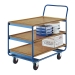 Trolley with 3 Plywood Shelves