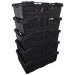 lack Bail Arm Stacking & Nesting (600 x 400 x 190mm) Ventilated Crate