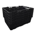 lack Bail Arm Stacking & Nesting (600 x 400 x 190mm) Ventilated Crate