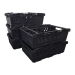 lack Bail Arm Stacking & Nesting (600 x 400 x 190mm) Ventilated Crate