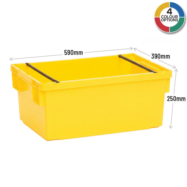 PLAS M712/SN Stacking and Nesting Storage Box