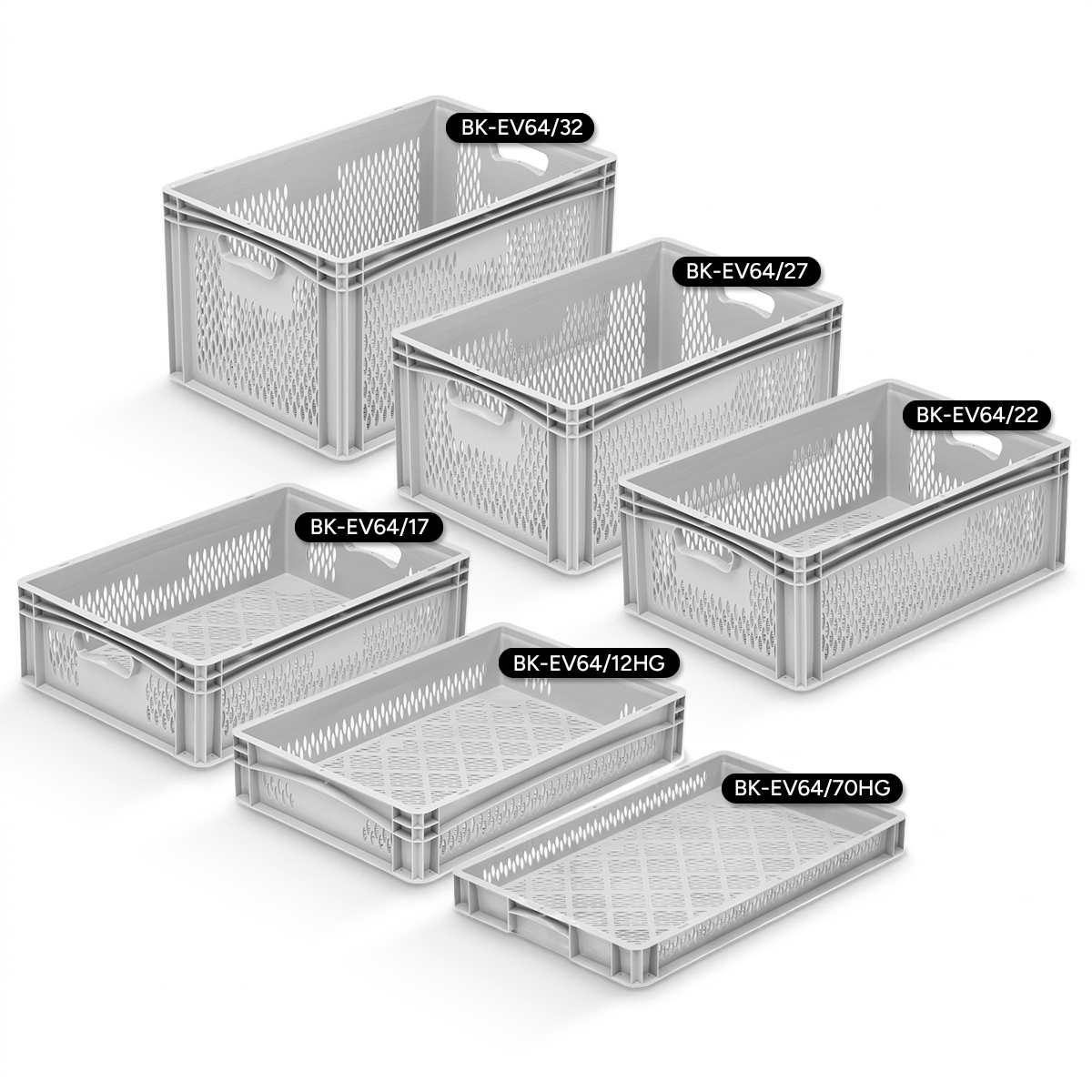 600 x 400 Basicline Vented Containers