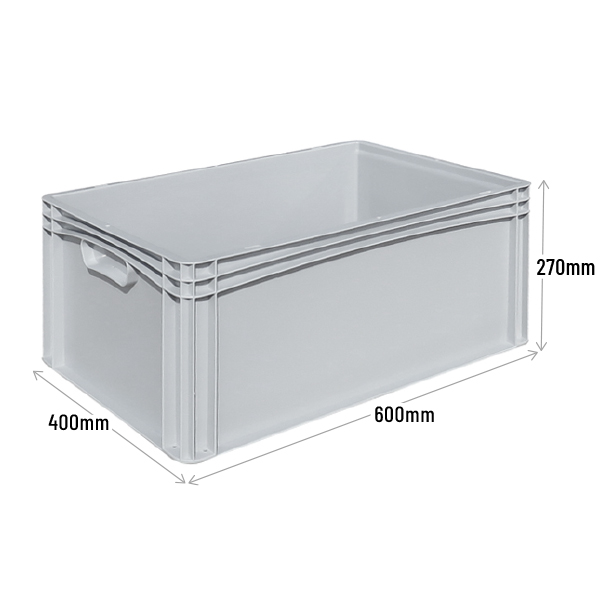 Euro Stacking Container Tray with Hand Grips