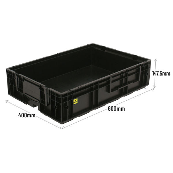 Electro Conductive Containers - 22 Litres with Interlocking Base