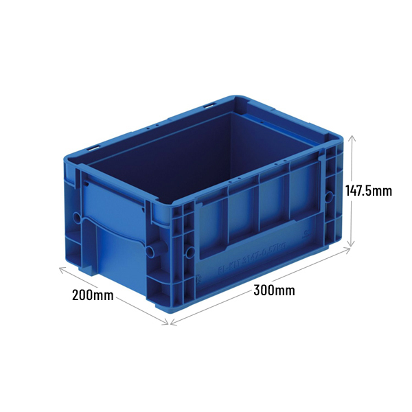 RL-KLT-3214 (VDA) KLT 300 x 200 x 147.5mm