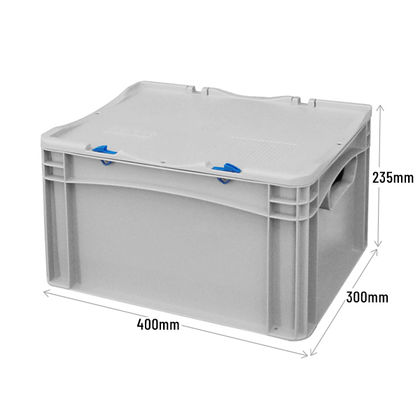 Prime Economy Euro Container Cases (400 x 300 x 235mm) with Hand Holes
