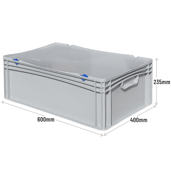 Prime Economy Euro Container Case with Hand Grips