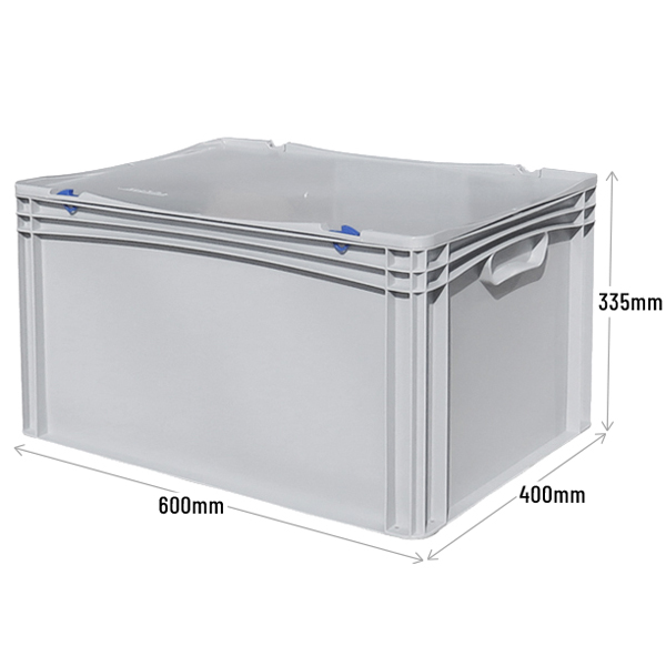 Prime Economy Euro Container Case with Hand Grips