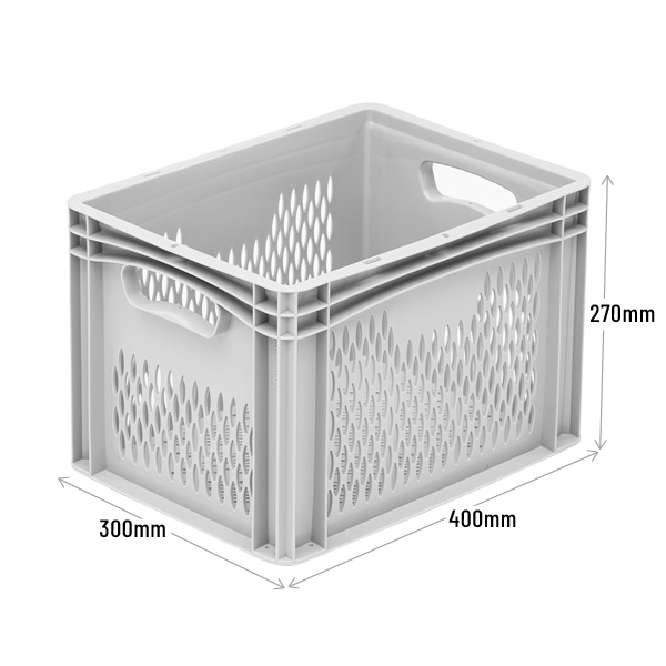 Ventilated Euro Container for Optimal Air Flow