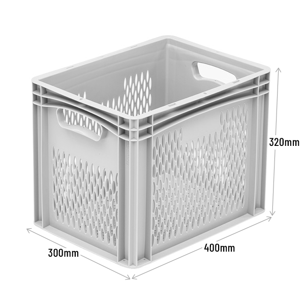 320mm High Euro Containers with Vented Sides and Base