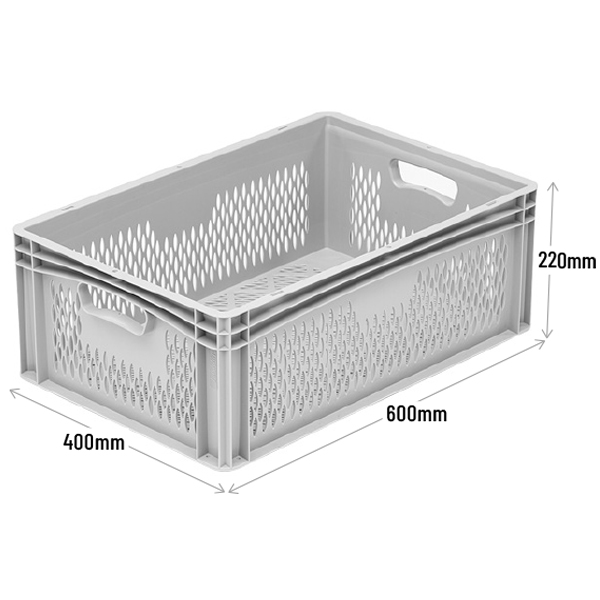 Euro Container with Circulation Holes