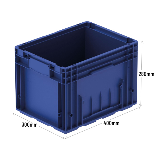 R-KLT (VDA) Small Load Carrier Container 400 x 300 x 280mm - Blue