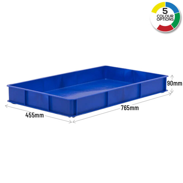 Stacking Confectionery Trays with solid sides and base