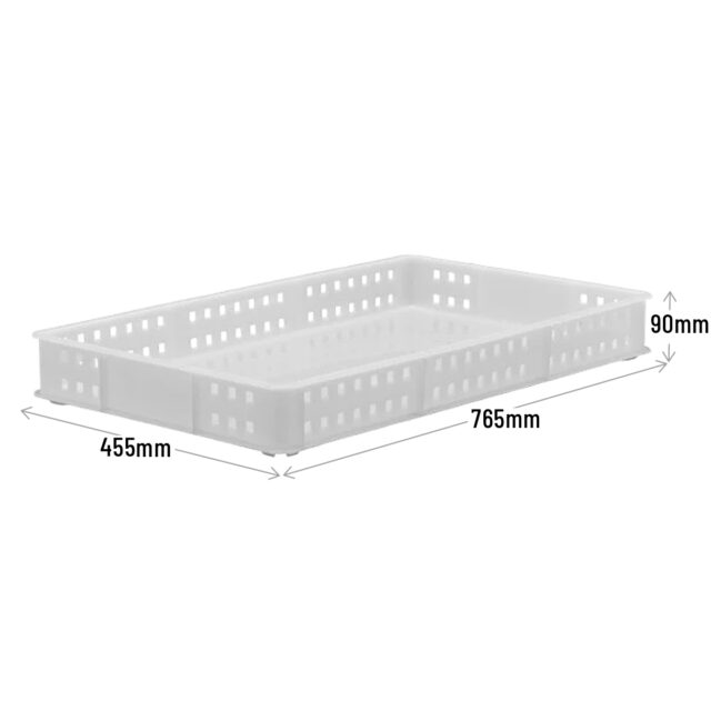 Stacking Confectionery Tray Mesh Sides And Solid Base