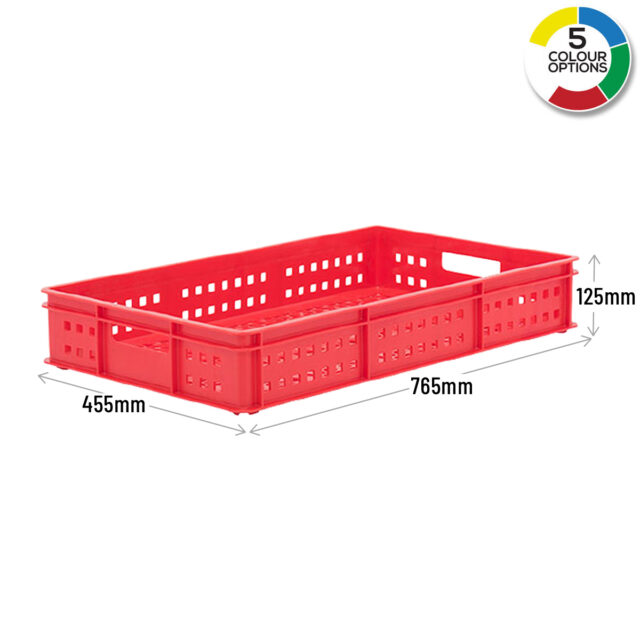 Stacking Confectionery Trays 30 Litre Mesh Sides And Base