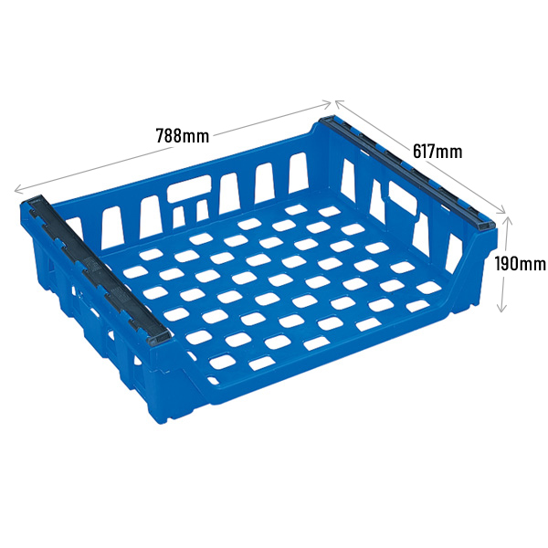 Plastic Stacking and Nesting Bread Trays