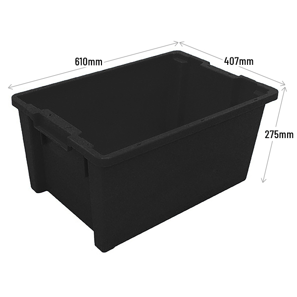 50 Litre Stack and Nest Containers (180º Rotation)
