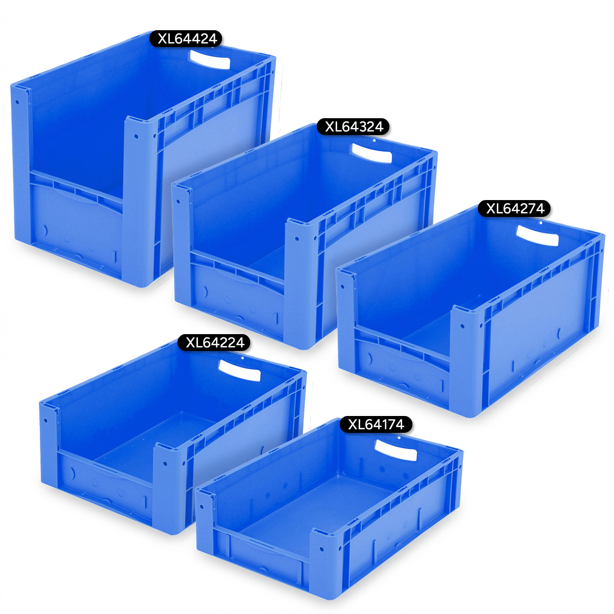 Coloured Euro Picking Containers 600 x 400