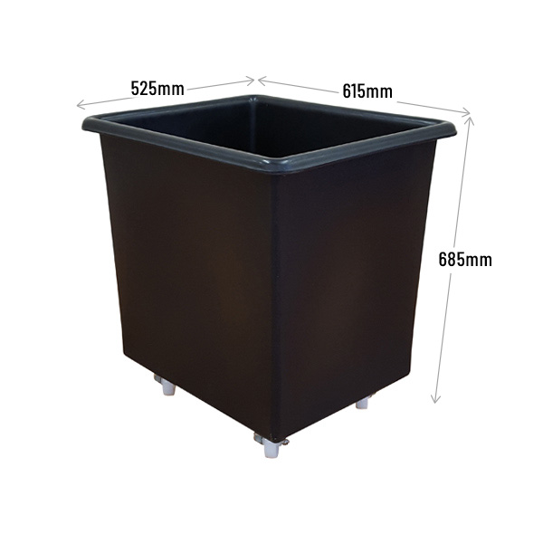 Black Recycled Truck Dimensions