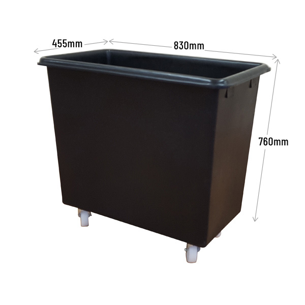 Black Recycled Truck Dimensions
