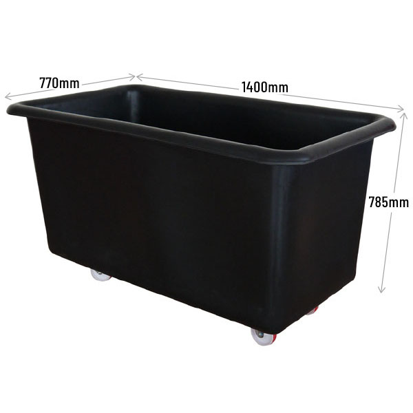Black Recycled Truck Dimensions