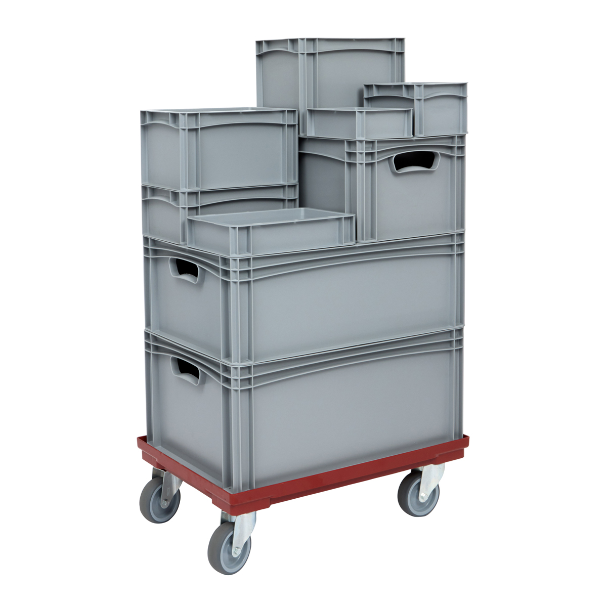 Euro Containers On Dolly