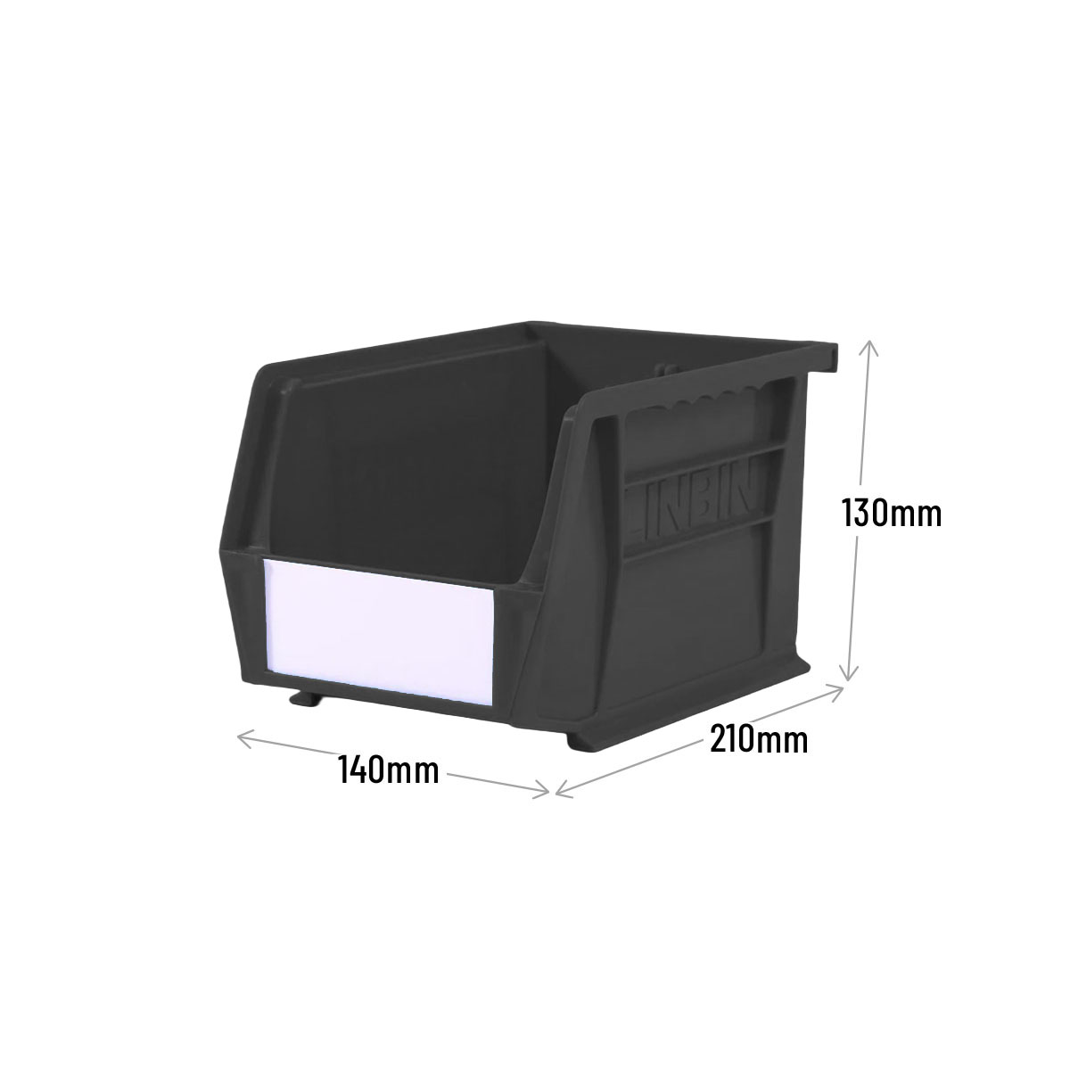 Linbin_black_size_4_picking_bin_container_dimensions