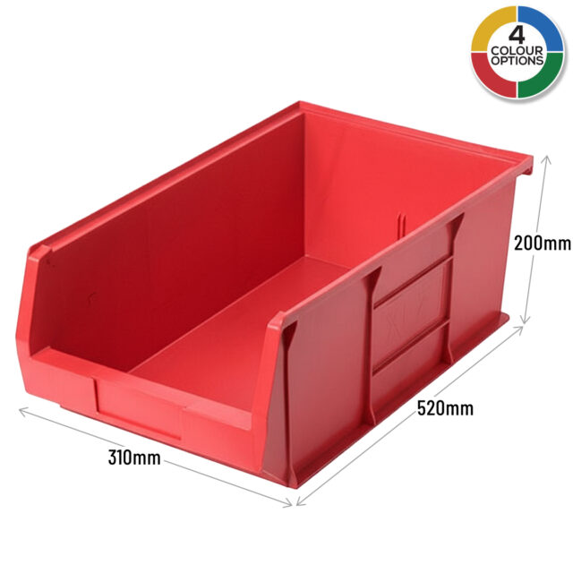 XL7 Picking Bin in Red Dimensions