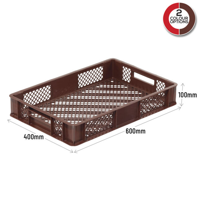 BK-BRV64/100 Euro Stacking Ventilated Bread Container