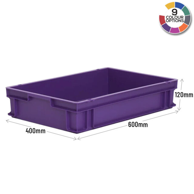 Purple Solid Plastic Trays