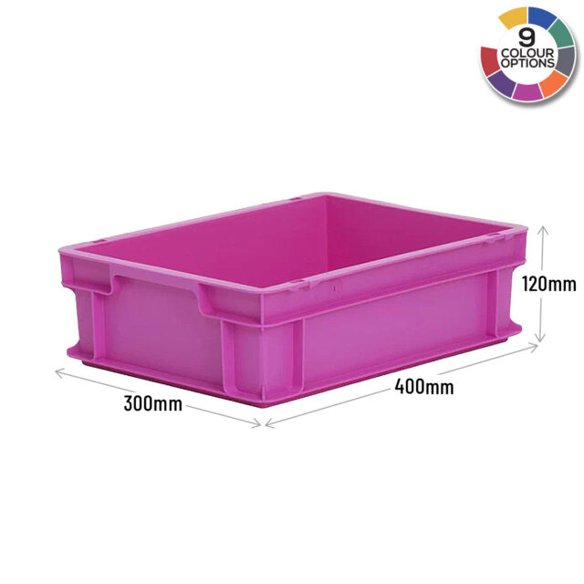 Pink Plastic Euro Container (Food Grade)