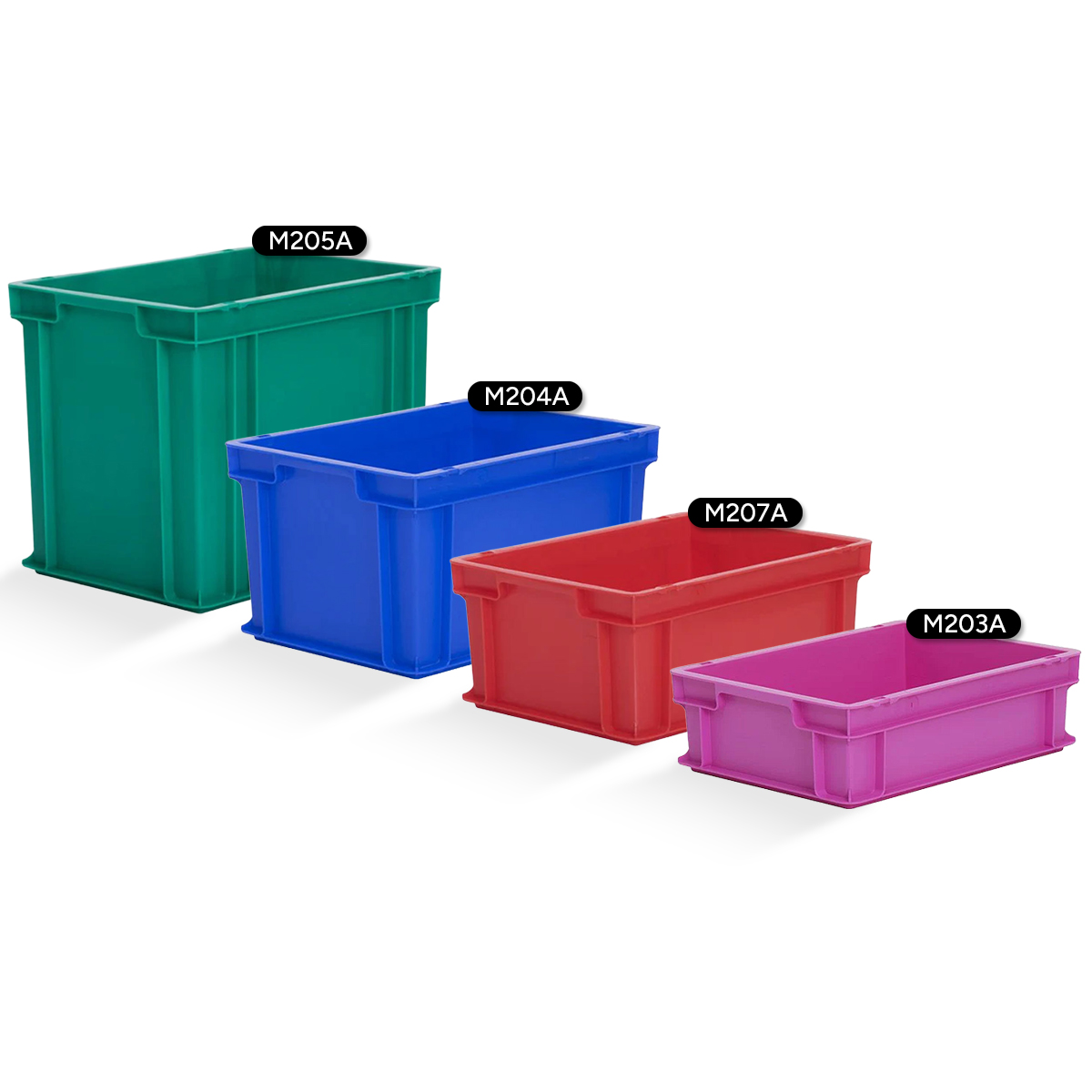 Coloured Euro Stacking Containers 400 x 300
