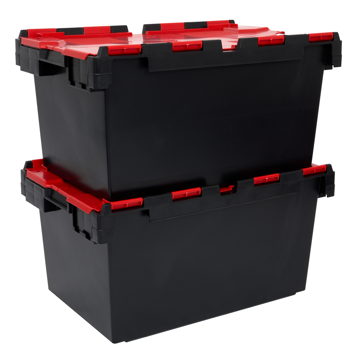 LC3 Hinged Lid Container Stacked