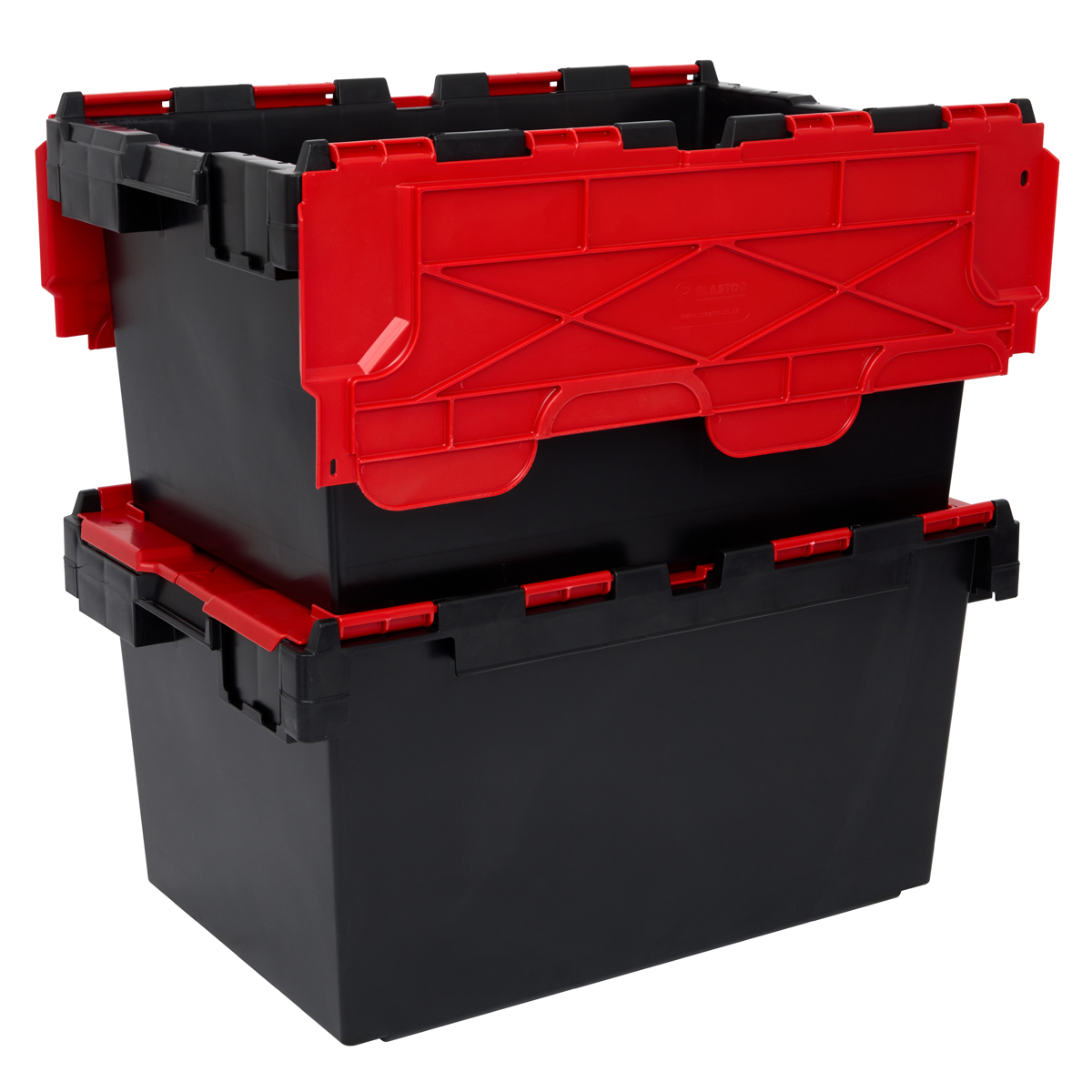 LC3 Hinged Lid Container Closed Stacked