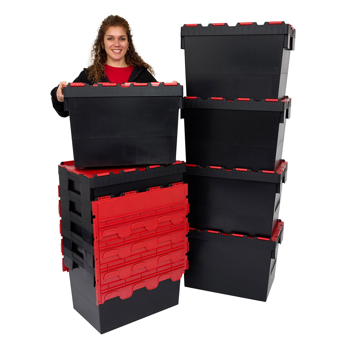 Containers Stacked