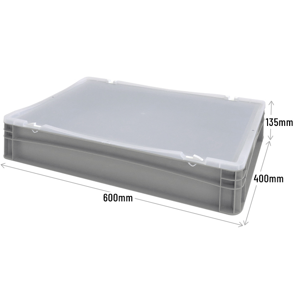 Basicline Euro Container Case With Clear Lid