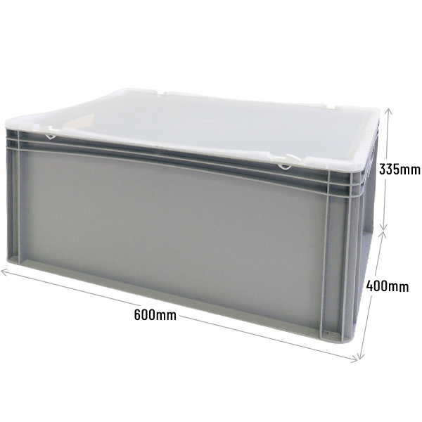 Euro Container Case with Clear Lid