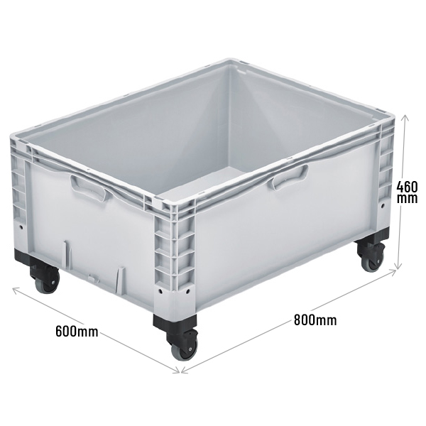 Basicline Plus Euro Container with Castors