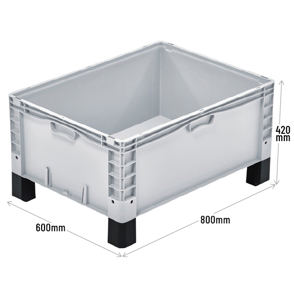 Basicline Plus Euro Container with Feet