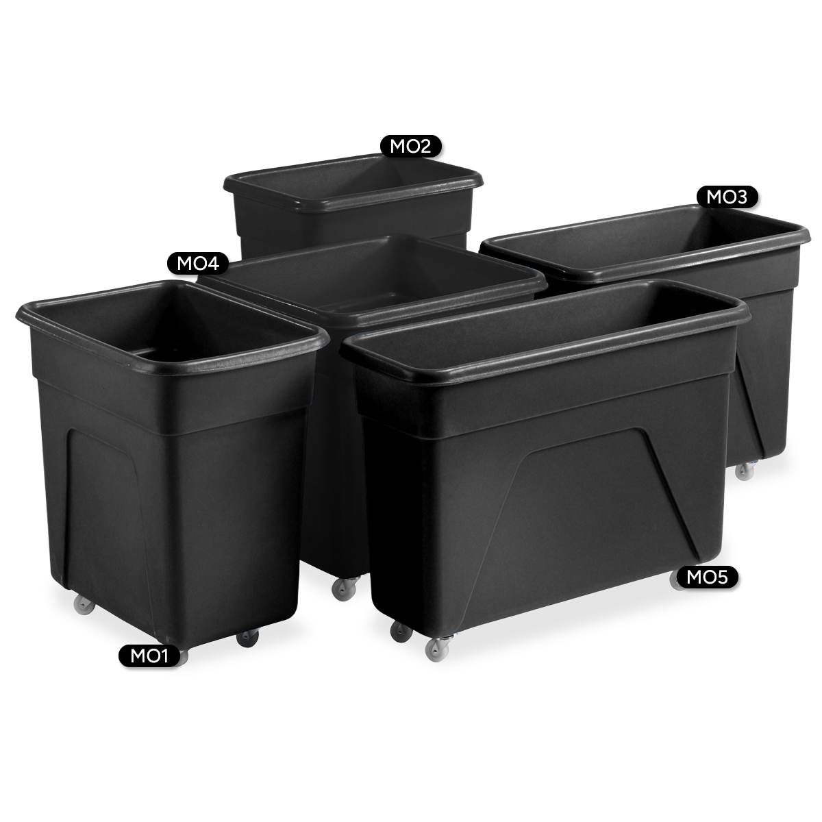 Bottle Skips in Black
