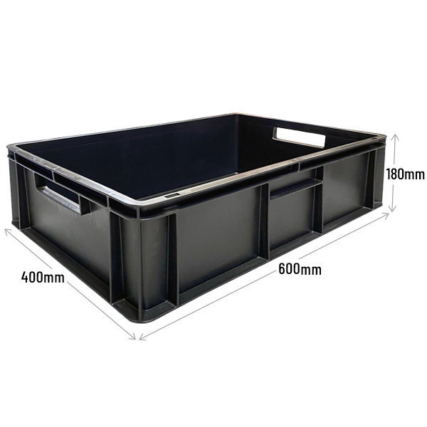 600 x 400 Black Euro Container