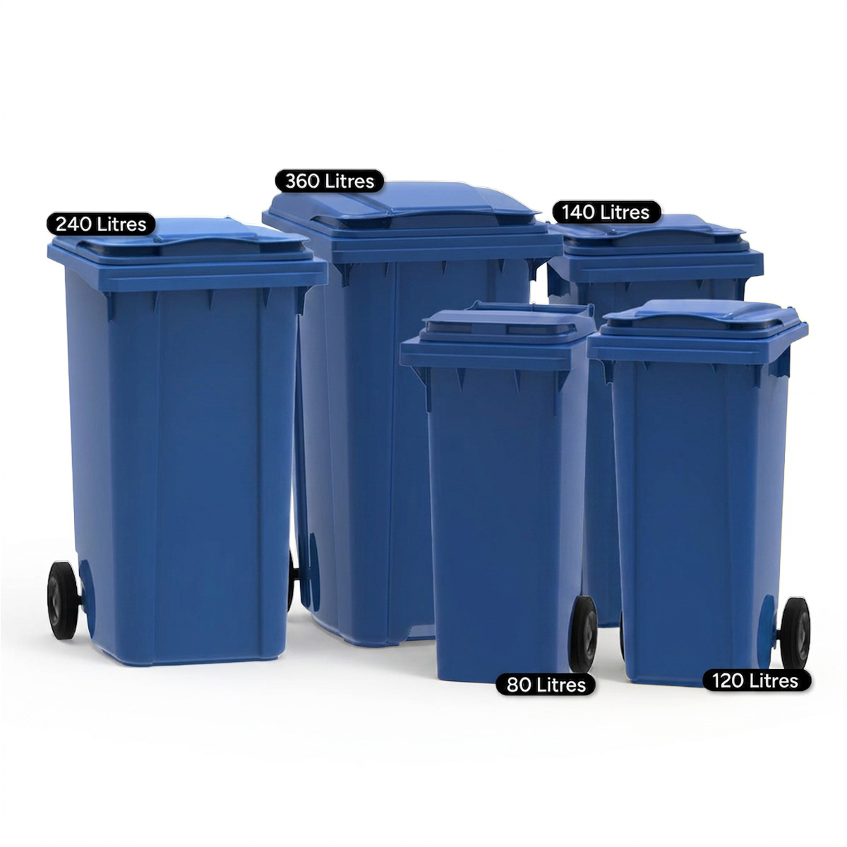 Bin Sizes Group in Blue