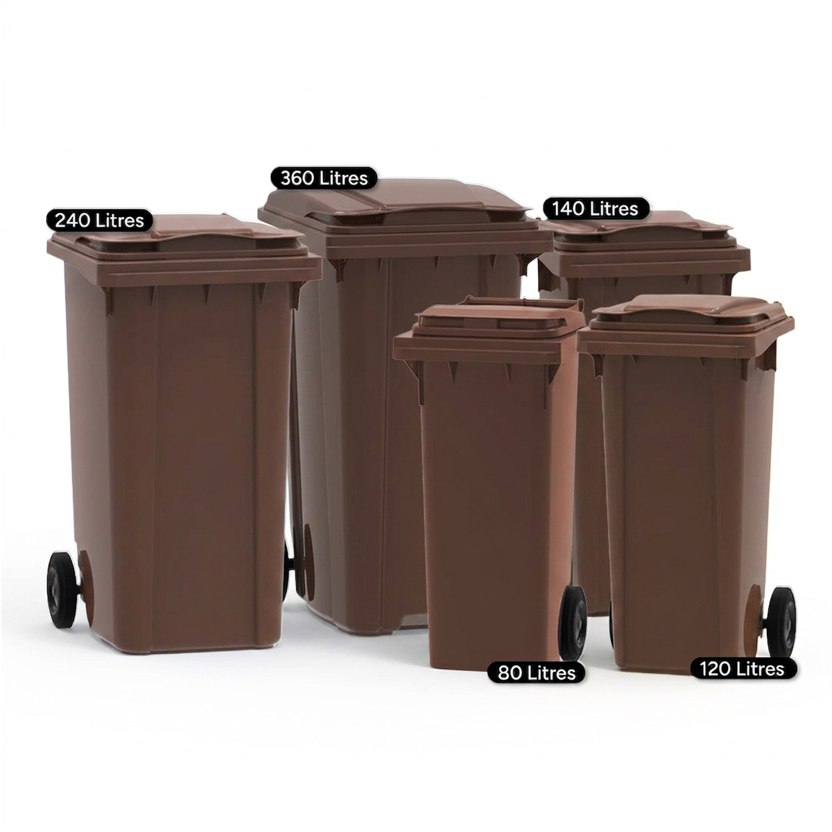 Bin Sizes Group in Brown